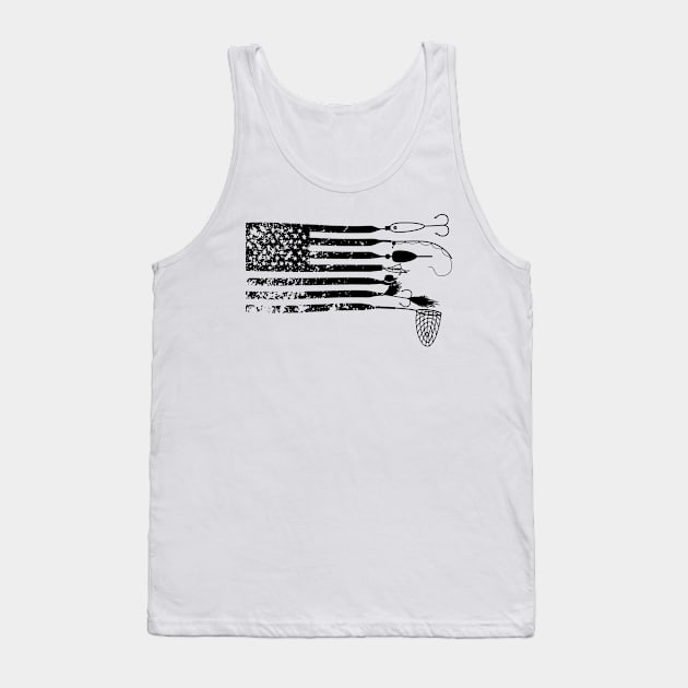 American Fisher Monogram Tank Top by MarinasingerDesigns